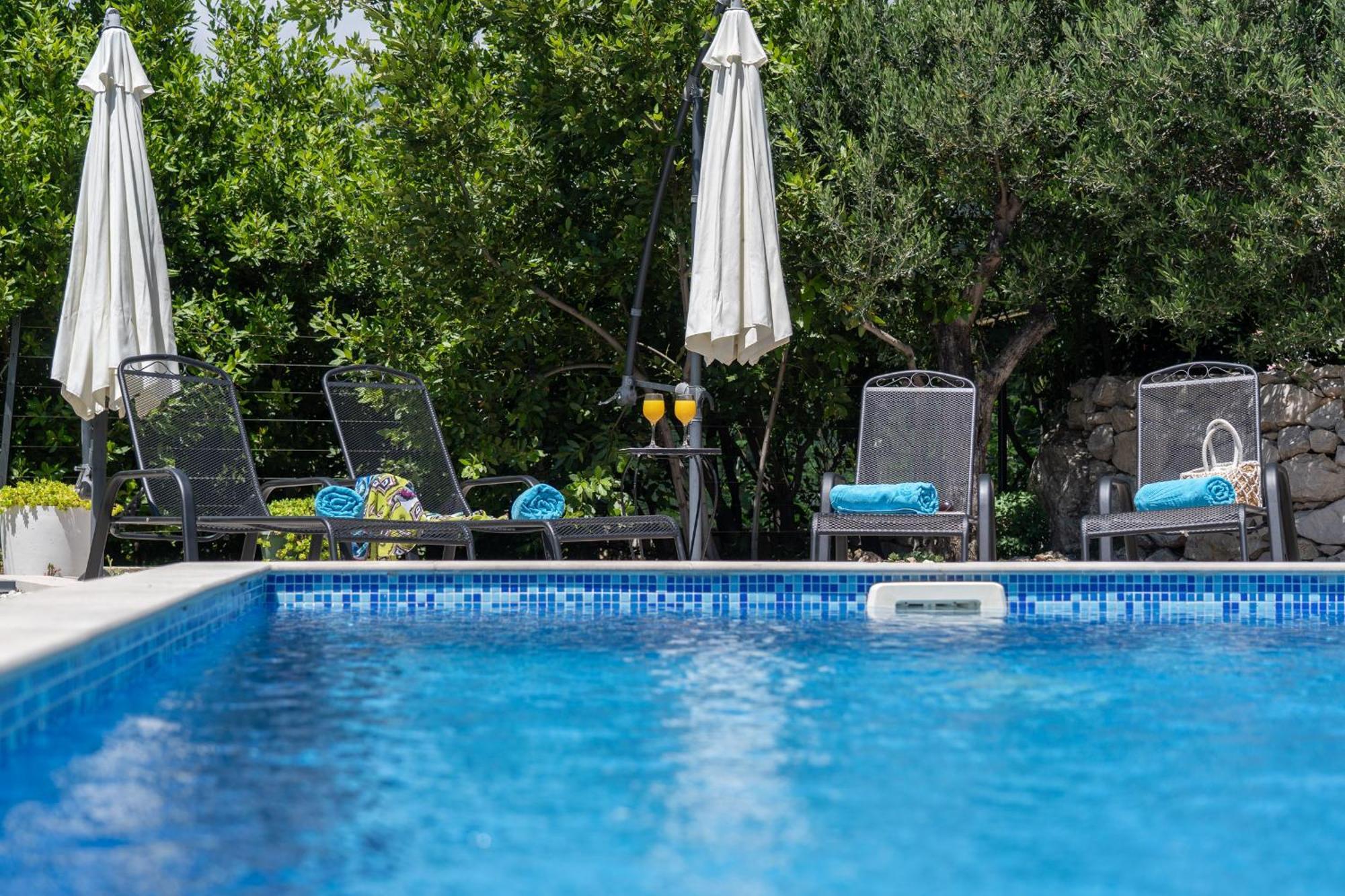 Villa With Sea View Podgora Ngoại thất bức ảnh