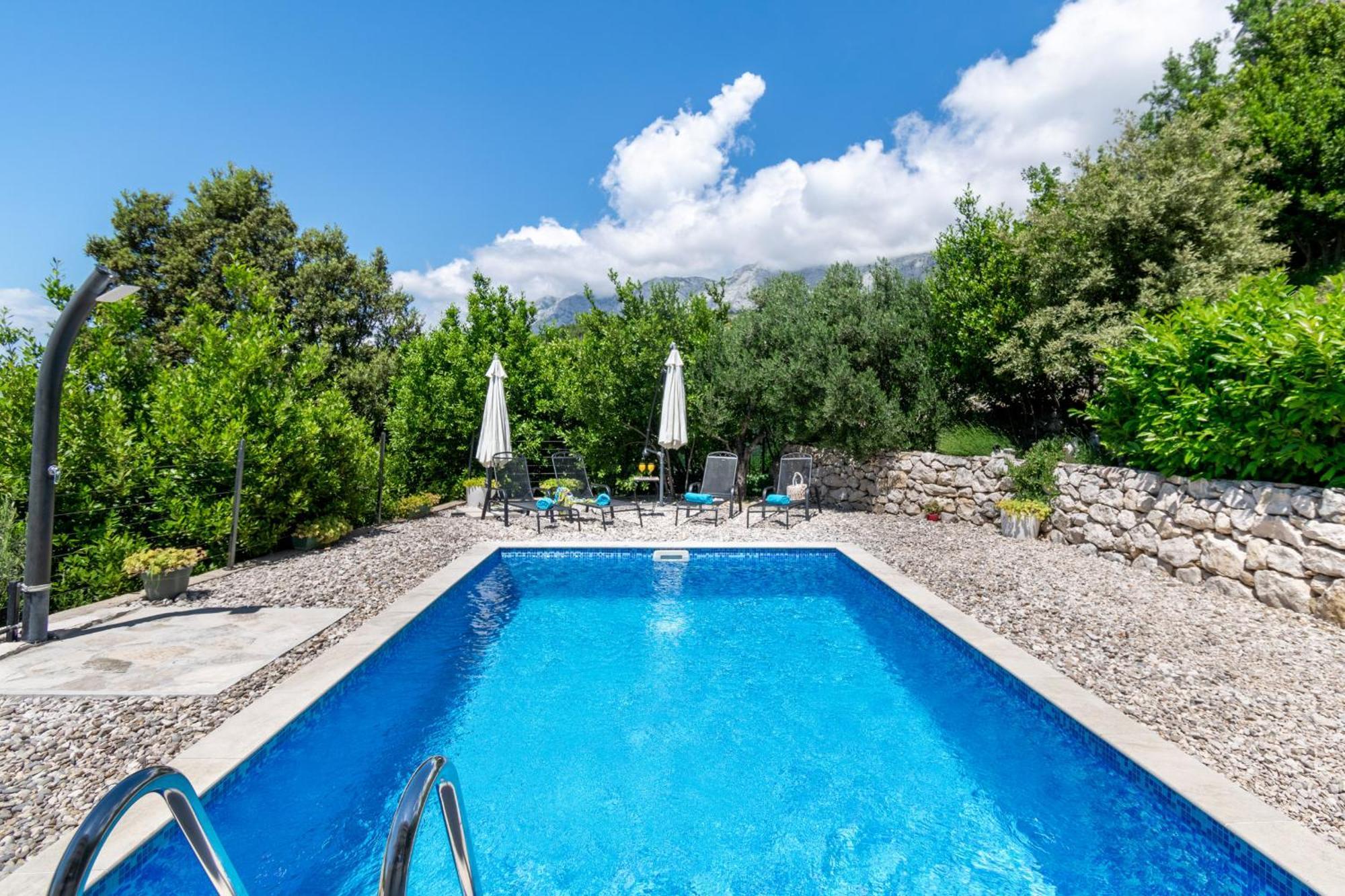Villa With Sea View Podgora Ngoại thất bức ảnh