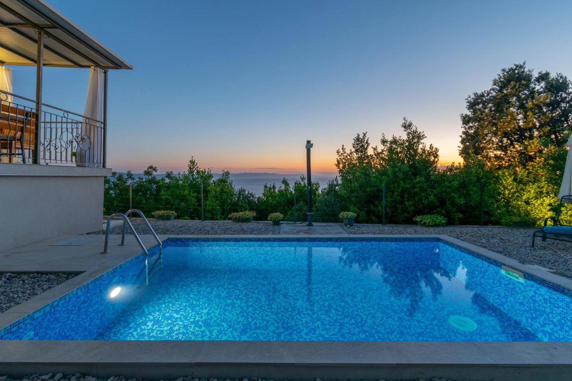 Villa With Sea View Podgora Ngoại thất bức ảnh