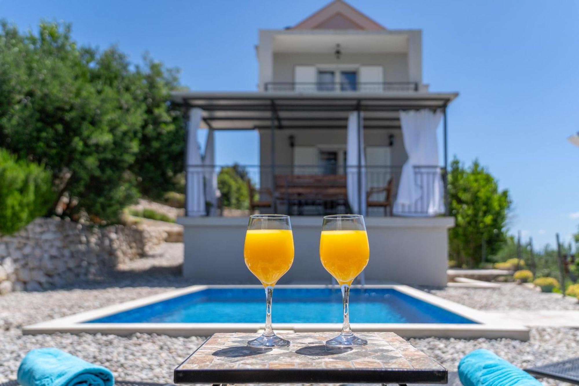 Villa With Sea View Podgora Ngoại thất bức ảnh